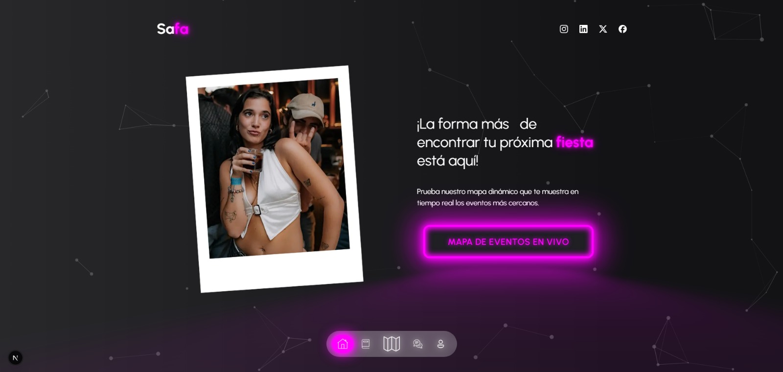 SAFA – Centralización de Fiestas y Eventos